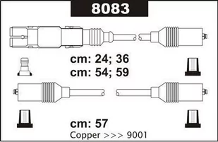 Przewody Zaplonowe 8083 - Kable wysokiego napięcia - miniaturka - grafika 1