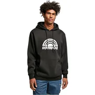 Bluzy męskie - Southpole Męska bluza z kapturem Southpole Spray Logo Hoody Hooded, czarny, XL - miniaturka - grafika 1