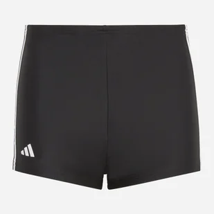 Dziecięce kąpielówki bokserki dla chłopca Adidas 3S Boxer HR7476 128 cm Czarne (4066745053479) - Kąpielówki dla chłopców - miniaturka - grafika 1