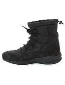 Śniegowce damskie - Jack Wolfskin Damskie buty zimowe Nevada Texapore Mid W wodoszczelne, Czarny Black Black 6053, 39.5 EU - miniaturka - grafika 1