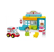 Klocki - Klocki szpital 47 elementów, ciekawa tematyka, odgrywanie ról społecznych, kompatybilne z klockami innych producentów, super jakość - miniaturka - grafika 1