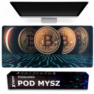 Podkładki pod mysz - Podkładka Pod Myszke Mysz Gamingowa Mata 90X40 Btc - miniaturka - grafika 1