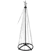 Ozdoby bożonarodzeniowe - CHOINKA DEKORACYJNA 550LED RGB 300CM BLACK - miniaturka - grafika 1