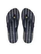 Klapki i japonki damskie - Tommy Hilfiger Japonki Th Chain Print FW0FW08514 Granatowy - miniaturka - grafika 1