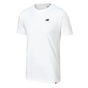 Koszulka New Balance MT23600WT - biała - Koszulki sportowe męskie - miniaturka - grafika 1