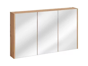 Comad Szafka łazienkowa MODUO MADERA GREY 843 120 cm dąb z lustrem wisząca MADERA-GREY-843 - Szafki łazienkowe - miniaturka - grafika 1