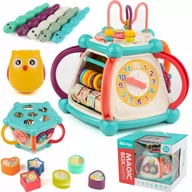 Zabawki interaktywne dla dzieci - Sorter Kostka edukacyjna interaktywna 7w1 - miniaturka - grafika 1
