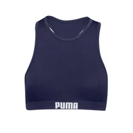 Stroje kąpielowe - Góra od bikini Puma, racerback, granatowa - miniaturka - grafika 1