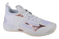 Siatkówka - Mizuno Wave Momentum 2 V1GC211236, Damskie, buty do siatkówki, Biały - miniaturka - grafika 1