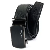 Paski - męski pasek z prawdziwej skóry Pierre Cardin 654 HY09 - miniaturka - grafika 1