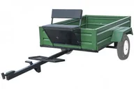 Części i akcesoria do maszyn rolniczych - Przyczepka z siedzeniem i hamulcem AGRORAY AGR-400-00 do ciągników i glebogryzarek - miniaturka - grafika 1