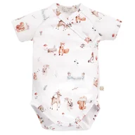 Body dla niemowląt - Yosoy Body organic cotton krótki rękaw FOREST FRIENDS 50 cm - miniaturka - grafika 1