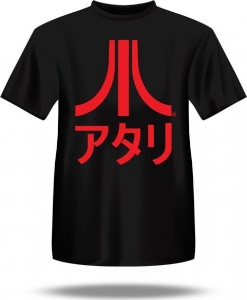 Under Armour Koszulka męska z japońskim logo ATARI / Czarna /L