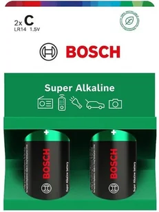 BATERIA BOSCH 2SZT C SUPER ALKALINE LR14SA2B/00 - Baterie i akcesoria - miniaturka - grafika 1