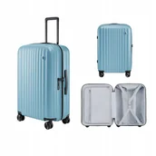 Walizki - Walizka kabinowa NINETYGO Elbe 56,5cm niebieska TSA 38L 20 cali zamek 360° - miniaturka - grafika 1