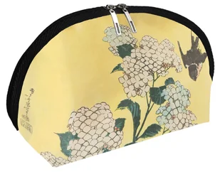 Kosmetyczka Hortensja i Jaskółka Katsushika Hokusai - Kosmetyczki, organizery i kuferki - miniaturka - grafika 1
