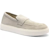 Półbuty męskie - Calvin Klein Loafersy | zamsz - miniaturka - grafika 1