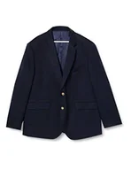 Kurtki męskie - Hackett London Męska kurtka garniturowa Navy Gb Blazer Sb, niebieski (Navy 595), 54 - miniaturka - grafika 1