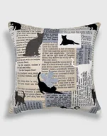 Poduszki dekoracyjne - Poduszka gobelinowa 45x45 Old Style Cat - miniaturka - grafika 1