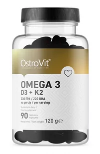 Omega Pharma Ostrovit OstroVit 3 D3+K2 90 caps - Witaminy i minerały - miniaturka - grafika 1