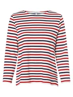 Koszulki i topy damskie - Marie Lund - Koszulka damska, niebieski|czerwony|biały|wielokolorowy - miniaturka - grafika 1