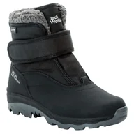 Buty dla chłopców - Dziecięce buty zimowe Jack Wolfskin Vojo Shell Texapore Mid Vc K Rozmiar butów (UE): 36 / Kolor: czarny - miniaturka - grafika 1
