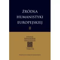 Wydawnictwo Uniwersytetu Jagiellońskiego Źródła humanistyki europejskiej Tom 8 - odbierz ZA DARMO w jednej z ponad 30 księgarń!