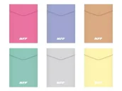 Teczki i skoroszyty - Teczka kopertowa na zatrzask A6 PP pastel mix - MFP - miniaturka - grafika 1