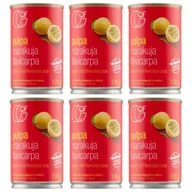 Owoce w puszkach i słoikach - Quality Food Pulpa z marakui Zestaw 6 x 170 g - miniaturka - grafika 1
