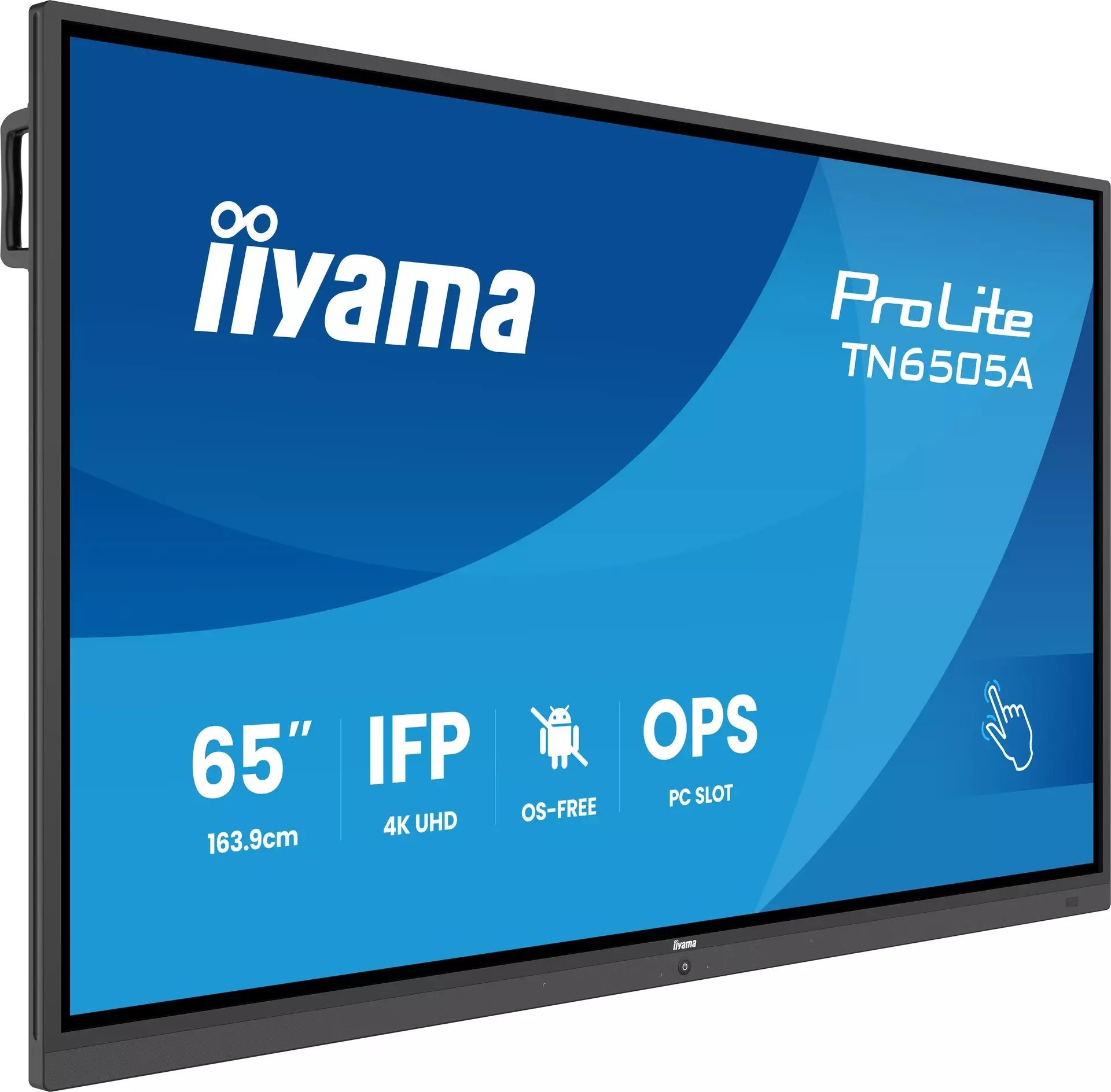 IIYAMA TN6505A-B1AG 165,1cm 65 cali IFP OS-free 40-Points DeepContrast IR+ with Zero Gap - Air bonding Anti-glare and Bacteria