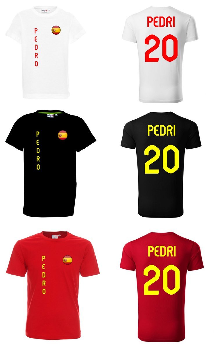 EURO 2024 Koszulka HISZPANIA PEDRO PEDRI 20