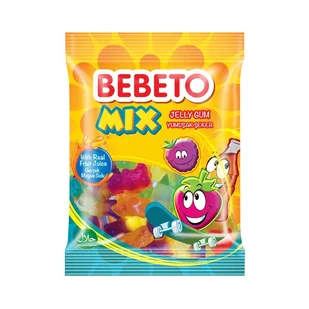 ODRA    M.ŻELKI BEBETO MIX        80G - Żelki - miniaturka - grafika 1