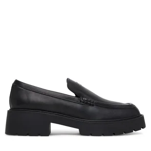 Loafersy Calvin Klein Jeans Chunky Cupsole Ru Patch Lth YW0YW01862 Czarny - Półbuty damskie - miniaturka - grafika 1
