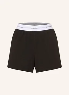Calvin Klein Szorty Rekreacyjne schwarz - Spodenki damskie - miniaturka - grafika 1