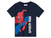 Koszulki dla chłopców - T-shirt chłopięcy bawełniany z postaciami z bajki (122/128, Wzór Spiderman) - miniaturka - grafika 1