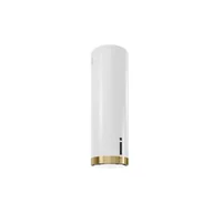 Okapy kuchenne - Okap Globalo HEWENO ISOLA 39.2 WH/LIGHT GOLD MAT RING - miniaturka - grafika 1