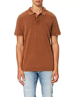 Koszulki męskie - camel active 4094609p00 męska koszulka polo, ciepły brąz., S - miniaturka - grafika 1