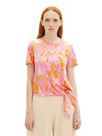 Koszulki i topy damskie - TOM TAILOR Denim T-shirt damski, 31704 - Abstract Pink Print, S - miniaturka - grafika 1