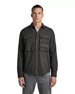 Koszule męskie - G-STAR RAW Męska koszula Container Pocket Regular, Szary (Cloack Gd D22317-7647-c784), XXL - miniaturka - grafika 1