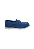 Mokasyny męskie - buty mężczyzna Timberland Grafton Bay Lace Up Shoe Dark Blue Suede - miniaturka - grafika 1
