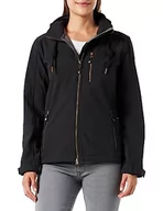 Kurtki damskie - Damska kurtka softshell z odpinanym kapturem kurtka przejściowa Windbreaker #ankerglutfreude - miniaturka - grafika 1