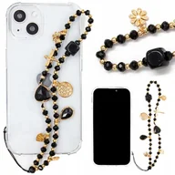 Plecaki - ZAWIESZKA BRELOCZEK WAŻKA CZARNA DO KLUCZY PLECAKA ETUI NA TELEFON - miniaturka - grafika 1