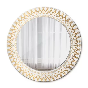 Lustro do Łazienki Glamour Indiańska mandala 50cm - Lustra - miniaturka - grafika 1