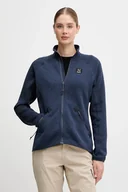 Bluzy damskie - Haglöfs bluza outdoorowa Risberg damska kolor granatowy gładka 607384 - miniaturka - grafika 1