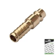 Akcesoria pneumatyczne - Wtyk mosiężny z nyplem na wąż 9 mm - miniaturka - grafika 1