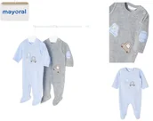 Pajacyki dla niemowląt - Zestaw 2 Pajacyków Chłopięcych Bawełna 70 - miniaturka - grafika 1