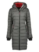 Kurtki damskie - Geographical Norway Kurtka pikowana "Aroma" w kolorze szarym - miniaturka - grafika 1