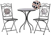 Stoły ogrodowe - Stół ogrodowy Czarny CARPINO - miniaturka - grafika 1