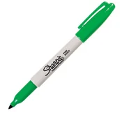 Markery permanentne - Sharpie Marker permanentny 1.00mm zielony okrągły Fine - miniaturka - grafika 1