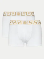 Majtki męskie - Versace Komplet 2 par bokserek AU10181 1A10011 Biały - miniaturka - grafika 1